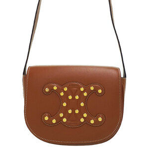 Celine Cuir Triomphe Folco Shoulder Bag